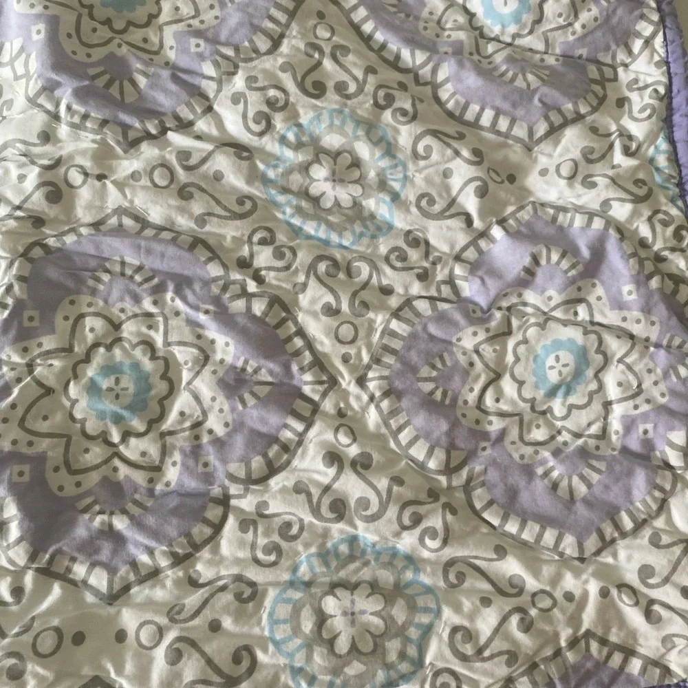 1 Patchwork Quilt Pottery Barn Kids Pillow Cases Lavender / Purple
